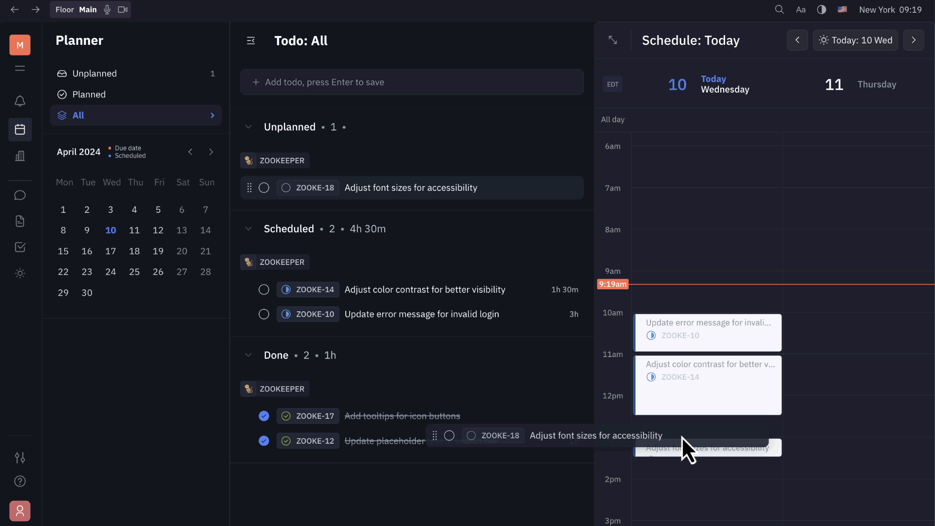 Capturing dynamic team workflows with Action Items